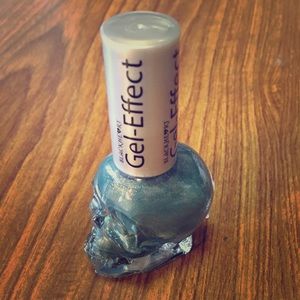 Blackheart Grey Shimmer Gel Nail Polish