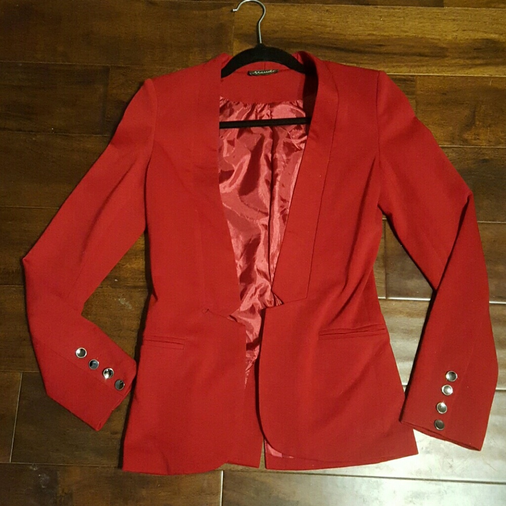 Red blazer