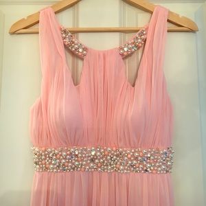 Baby Peach Prom Dress