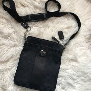 Coach cross body satchel logo design