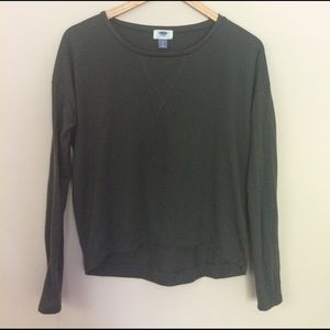 Olive Green ON High Low Tee