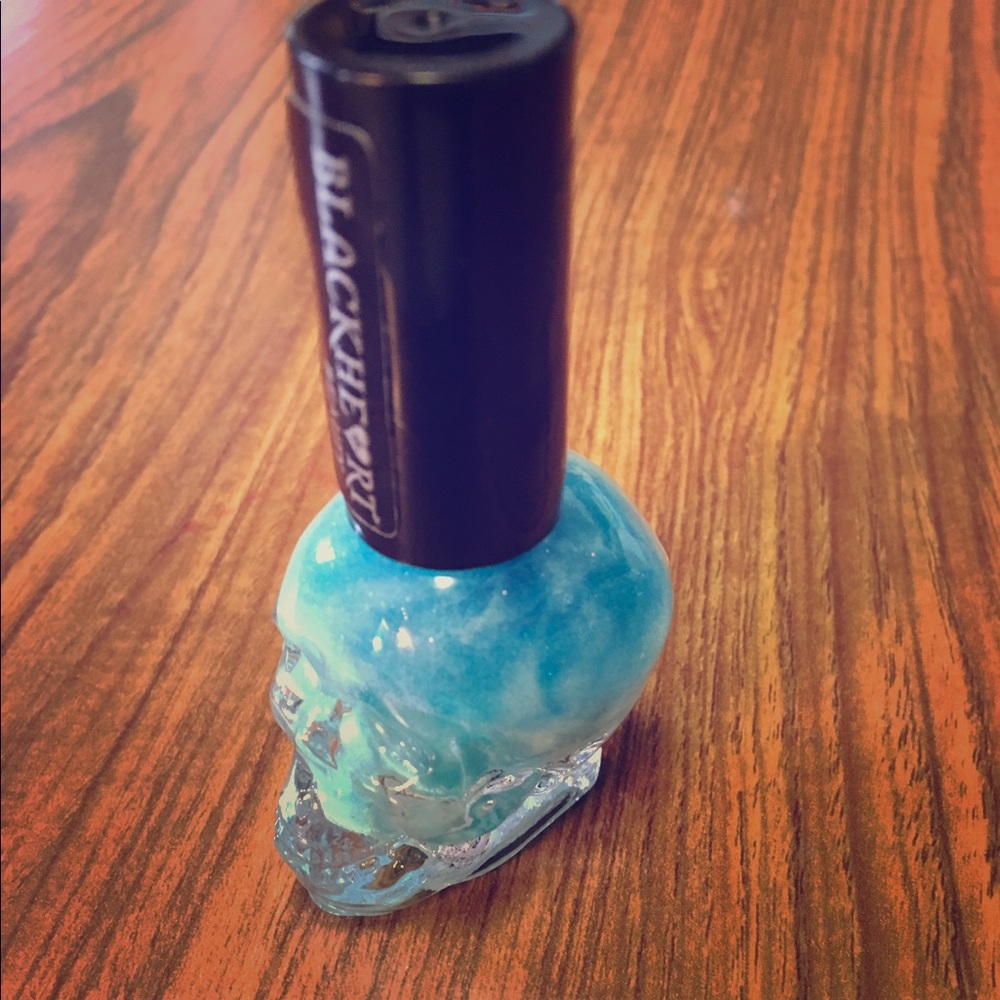 Turquoise Sparkle Glow in the Dark Nail Polish