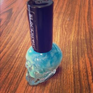 Turquoise Sparkle Glow in the Dark Nail Polish