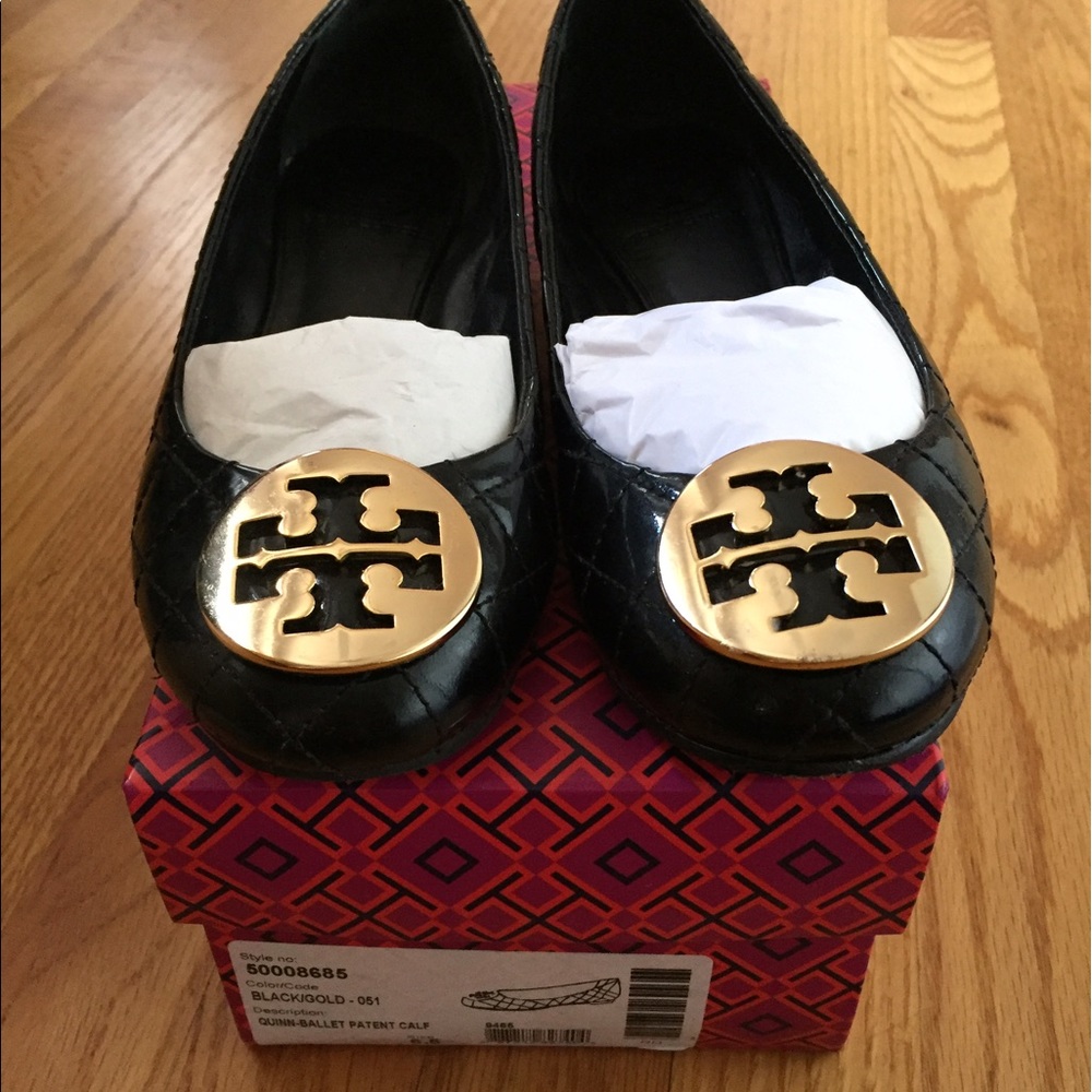 Tory Burch Quinn Flat Shoes Size 6,5