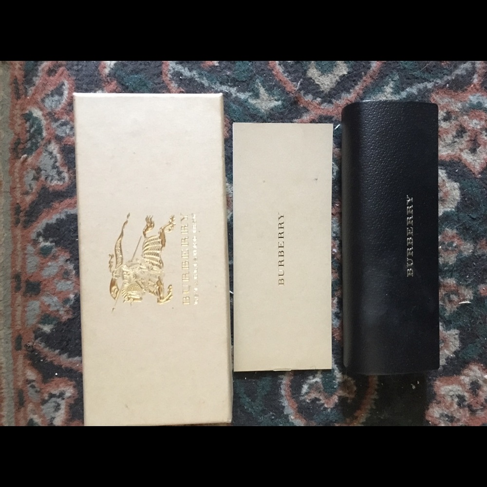 Authentic Burberry and Eyeglass case