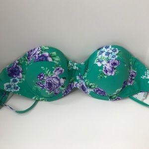 Emerald green bikini top