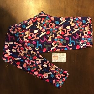 LuLaRoe exclusive 4th birthday leggings