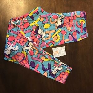 LuLaRoe exclusive 4th birthday leggings