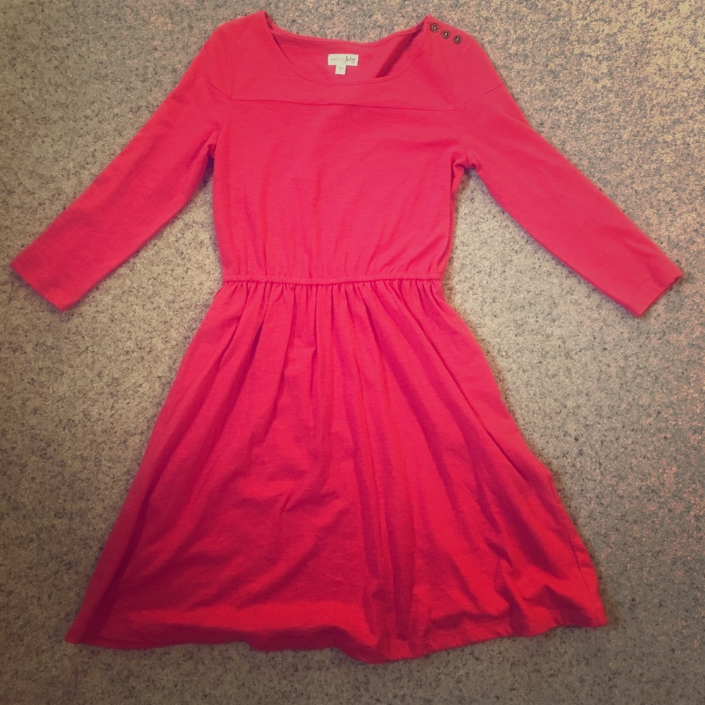 3/4 sleeve dress with POCKETS