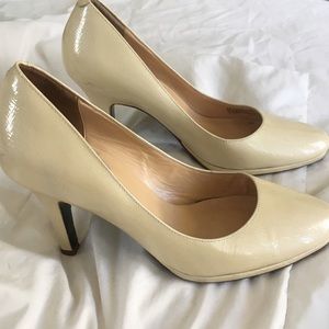Cole Haan Nike Air Ivory platform pumps