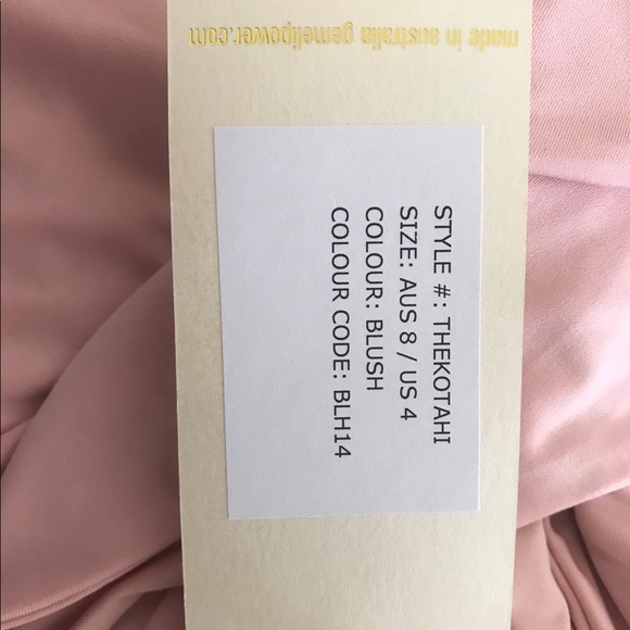 Gemeli Power: The Kotahi gown in Blush Sz: 4 - Picture 4 of 5