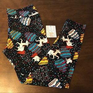 LuLaRoe exclusive 4th birthday leggings