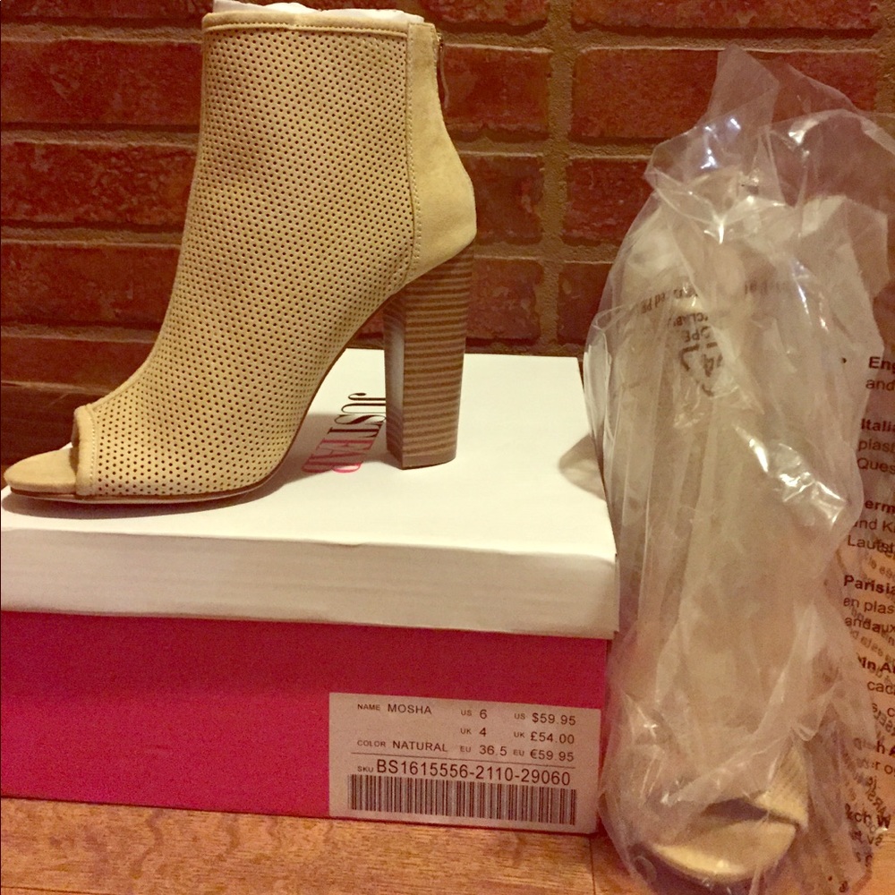 New pep toe booties