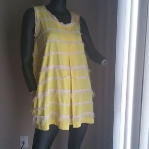 Alexander McQueen yellow dress Small