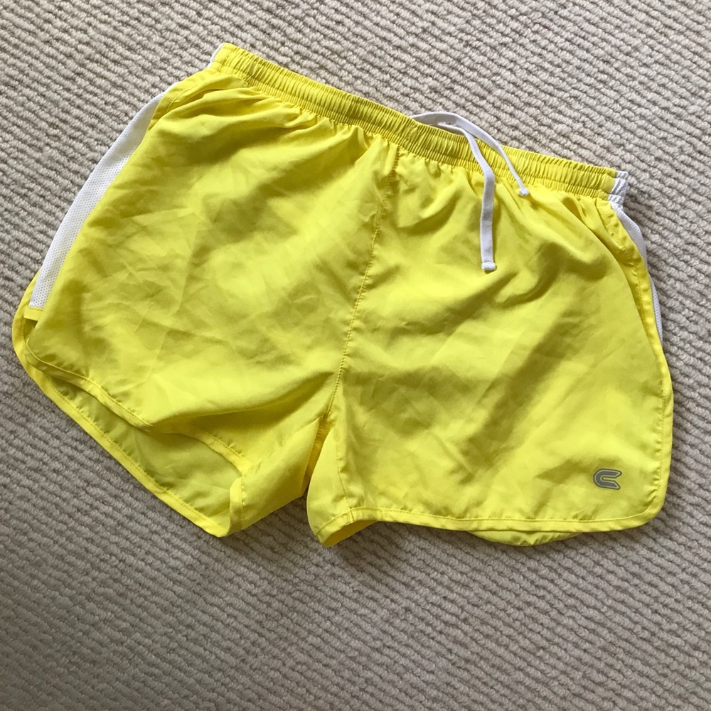 Colosseum brand * yellow running shorts with