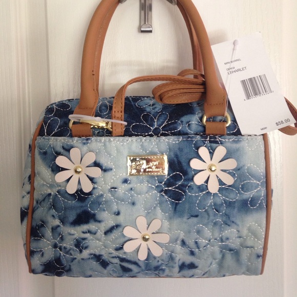 Betsey Johnson Handbags - NEW - Betsey Johnson Denim Floral Bag