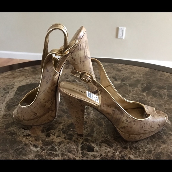 🟣NWT FIONI CORK SHOE - Picture 1 of 4