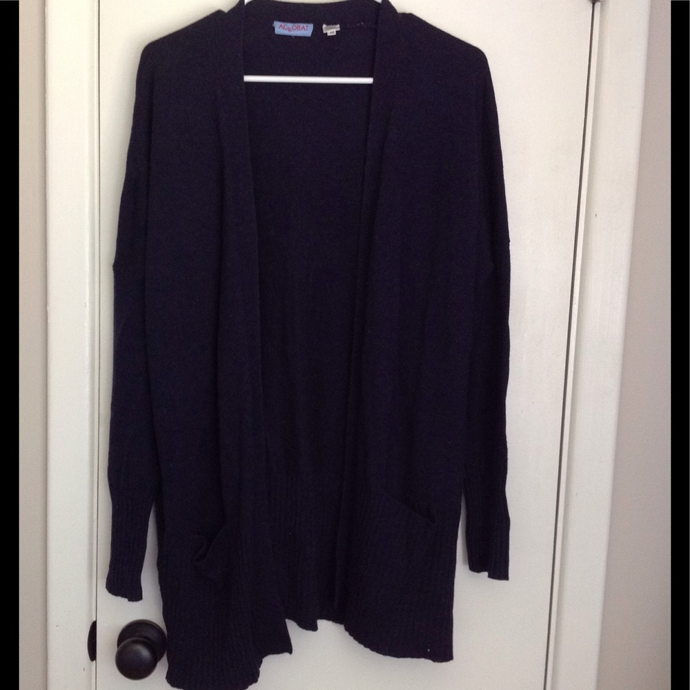 Acrobat soft navy long cardigan