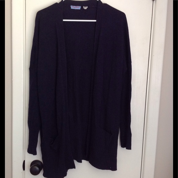 Acrobat soft navy long cardigan - Picture 1 of 3