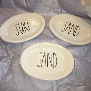 Rae Dunn surf sand ovals