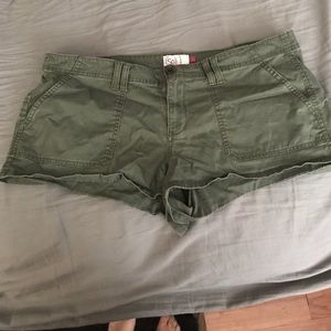 Forest green shorts