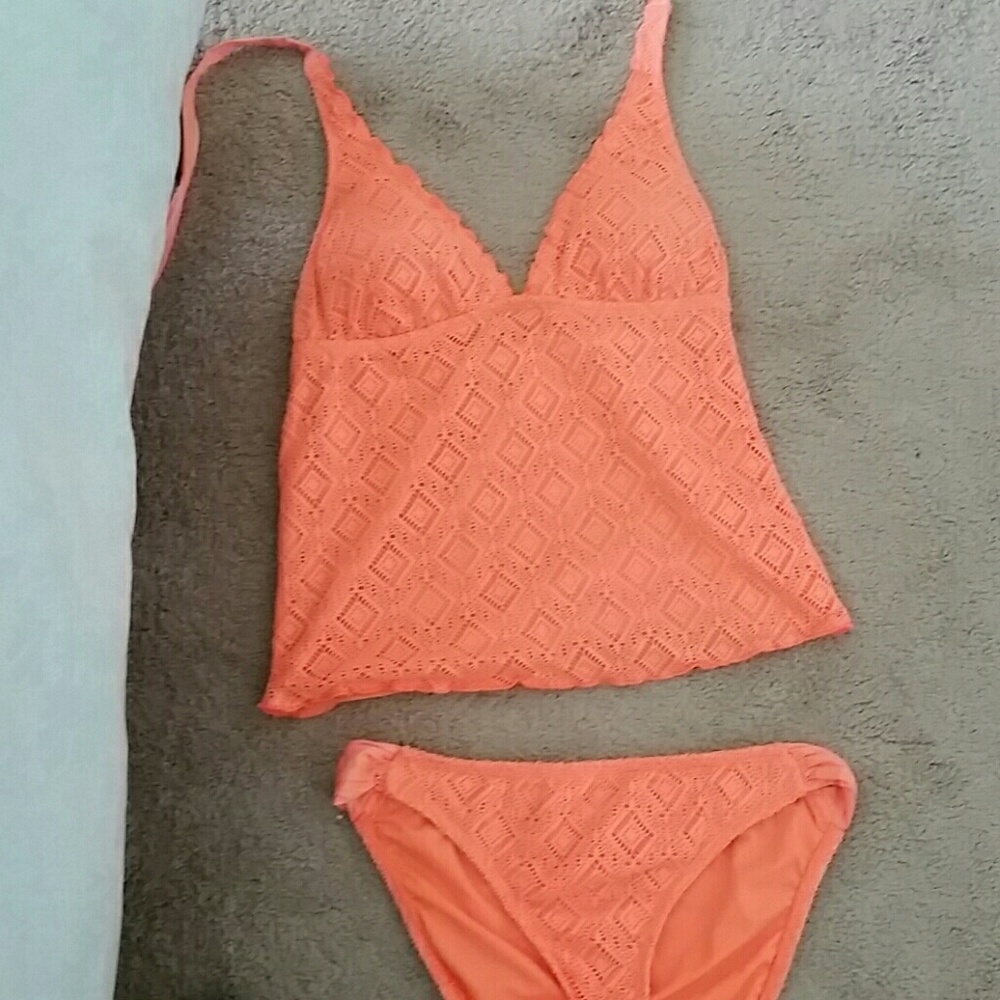 Orange 2 Piece Tankini