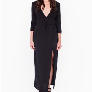 American Apparel Juliard wrap dress