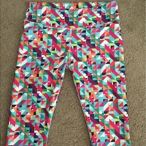 Fabletics Salar Crop Pixel Print