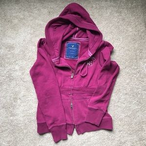 American Eagle Outfitters fleece zip-up hoodie