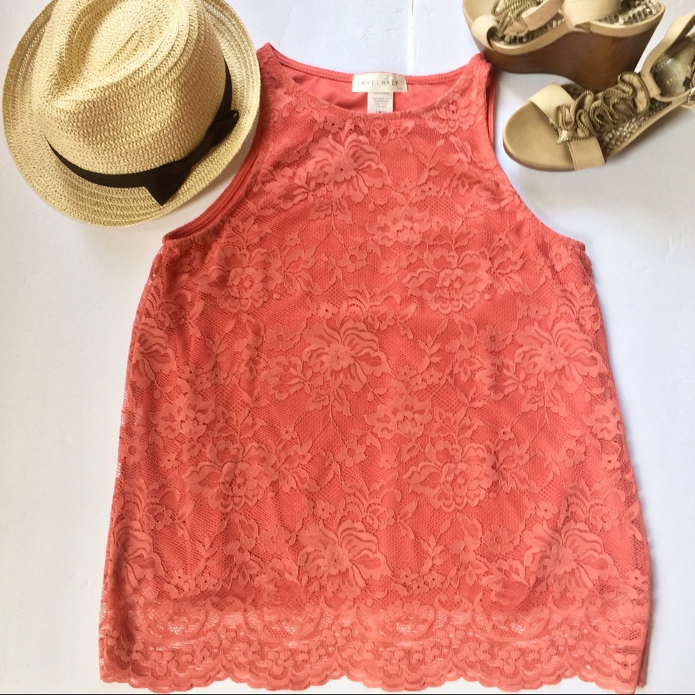 NWOT Lace Tank.