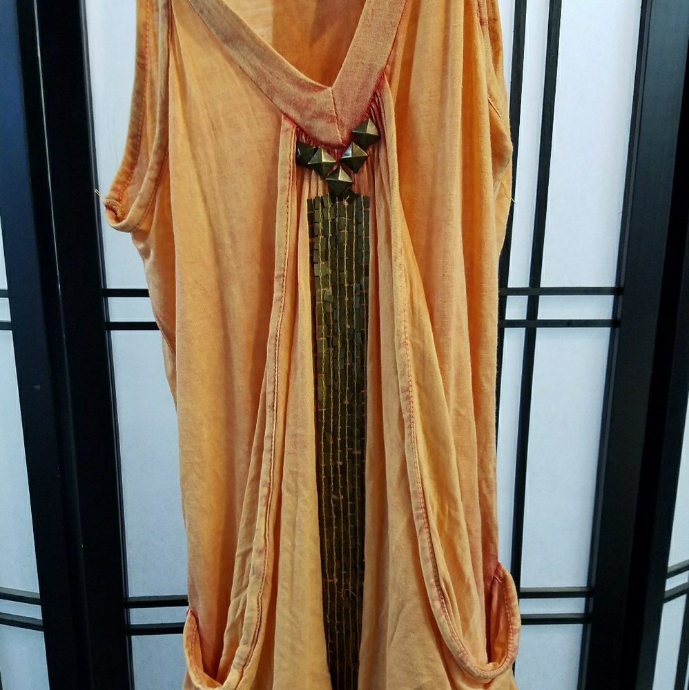 Orange Daytrip tank top