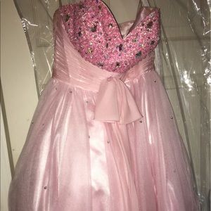 Light pink Sparkle dress size 6