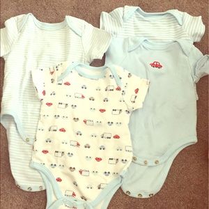 Little Me baby boy onesie bundle