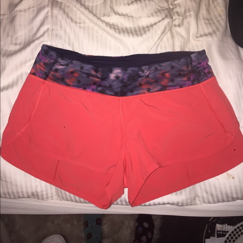 lululemon speed shorts