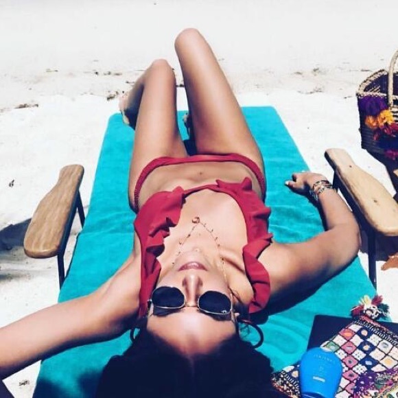 Red Ruffle Bikini - Picture 2 of 4