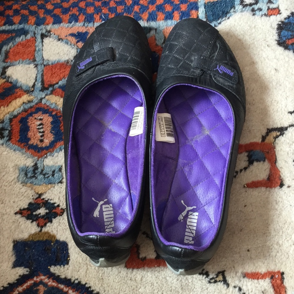 Puma flats size 10M. Used 2x.