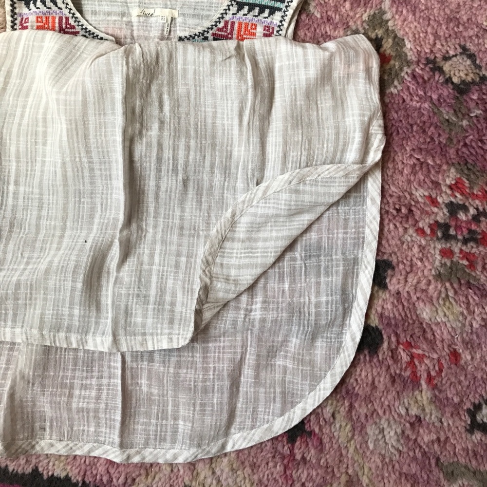 Anthropologie Embroidered Tank Tunic - Picture 4 of 4