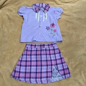 Girls skirt & top set 12 months