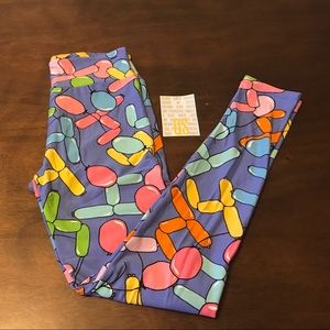LuLaRoe exclusive 4th birthday leggings