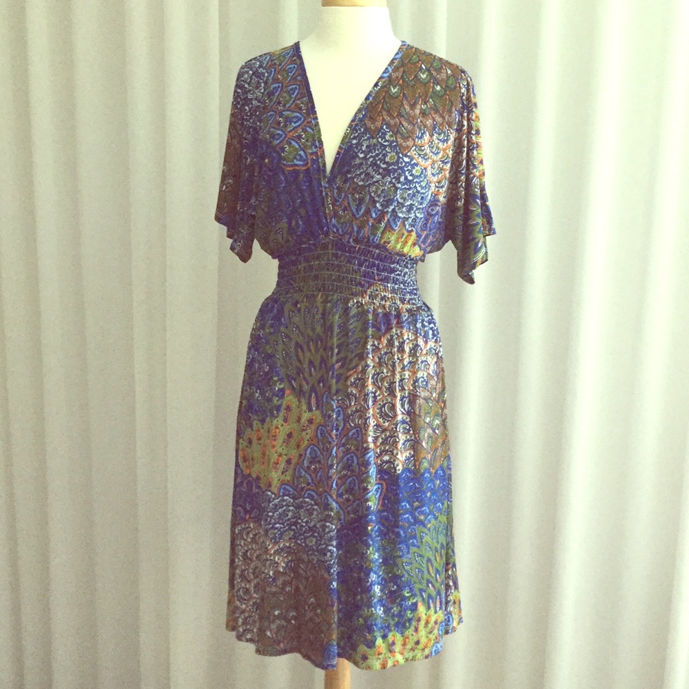 Kimono sleeve dress