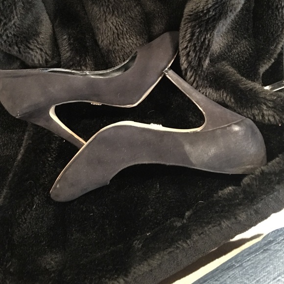 Rock and Republic black suede shoes 9.5 - Picture 5 of 7