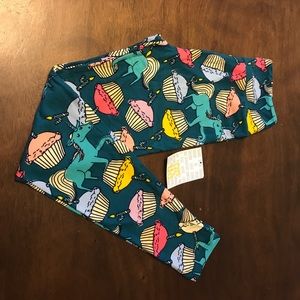 LuLaRoe exclusive 4th birthday leggings