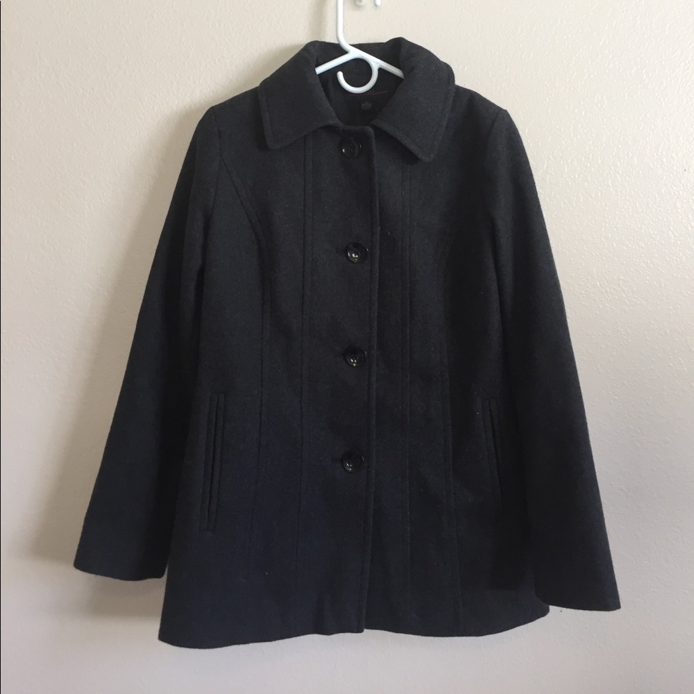 Jason Cole Dark Grey Heathered Peacoat
