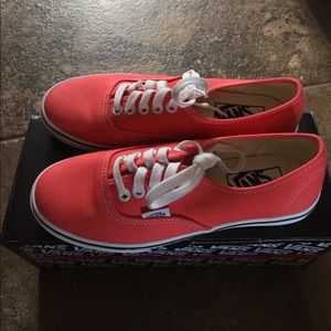 Brand new coral vans