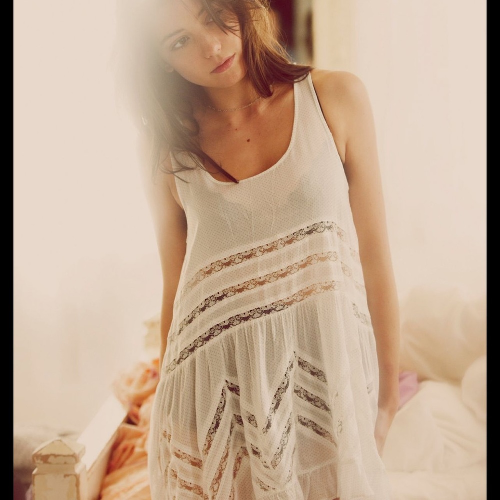 A free People cream dress!