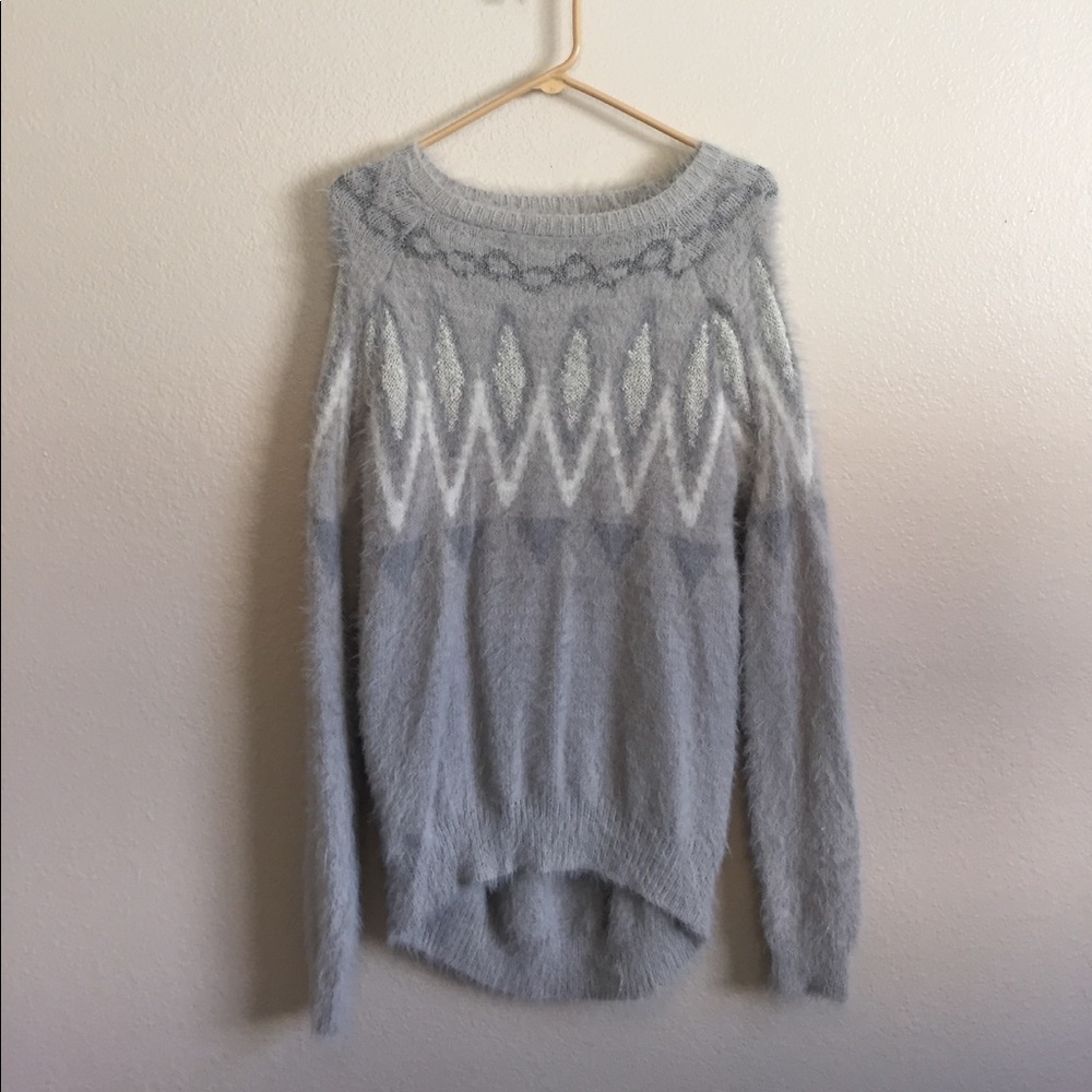 Lauren Conrad Super Soft Gray Sweater