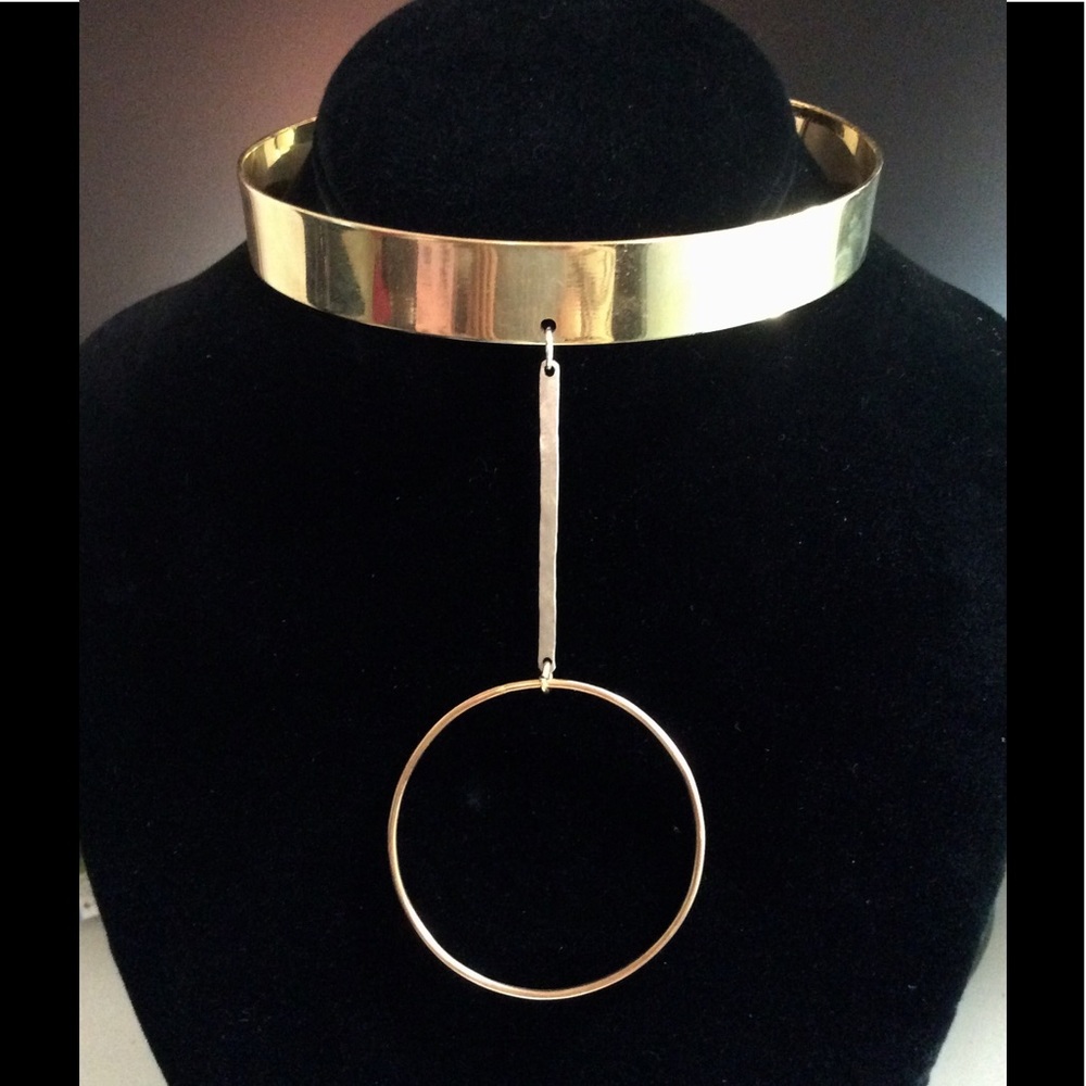 Sexy ! Choker brass and sterling silver