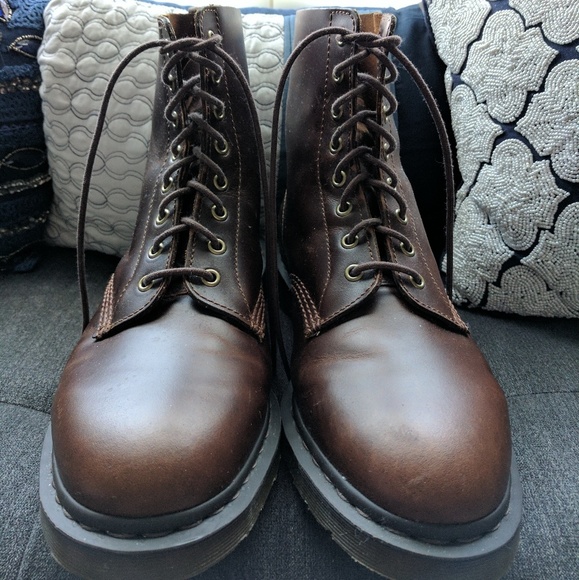 Dr. Martin\'s - brown leather boots main image 4