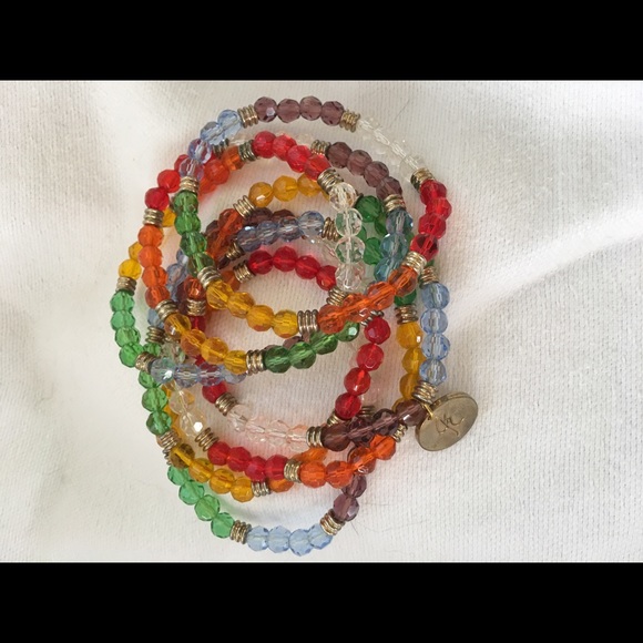 JOHN EDWARD Evolve 7 Multi Color Stretch BRACELETS - Picture 2 of 3