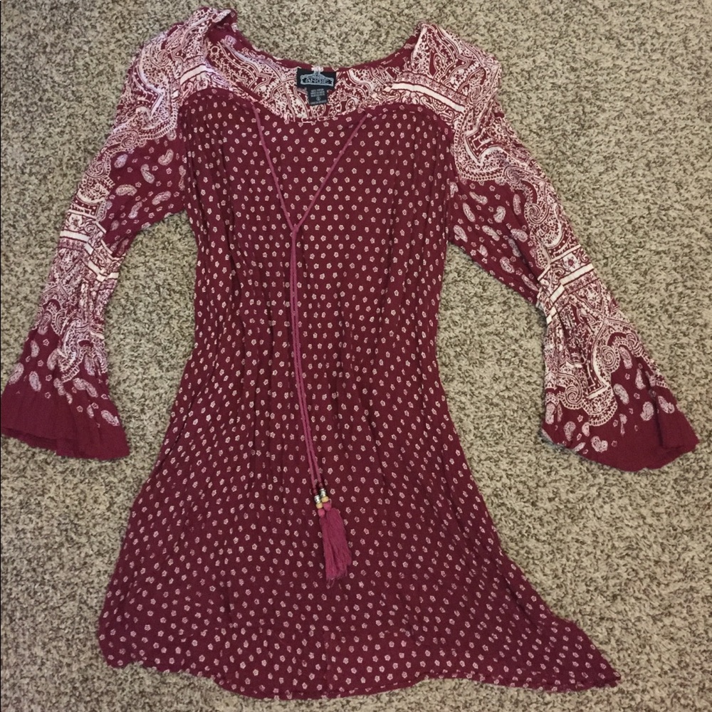 Maroon Angie dress